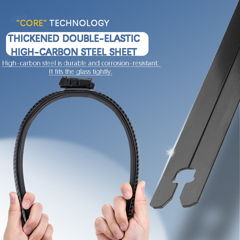 🌈 Essuie-glaces silencieux et sans os en fibre de carbone