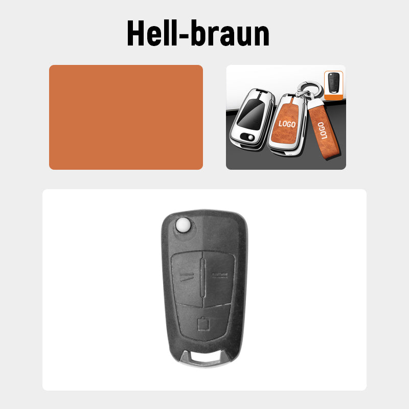 Pour porte-clés en cuir Opel