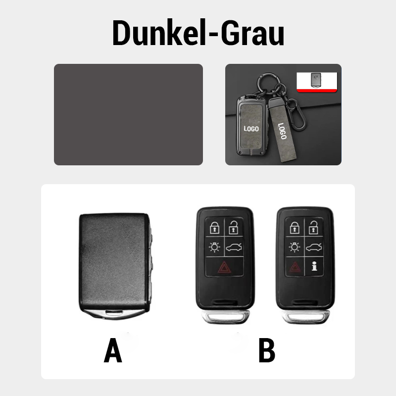 Pour porte-clés en cuir Volvo