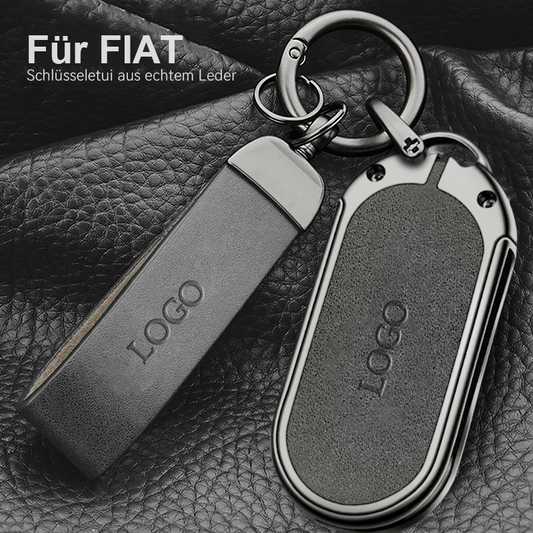 Pour porte-clés en cuir Fiat