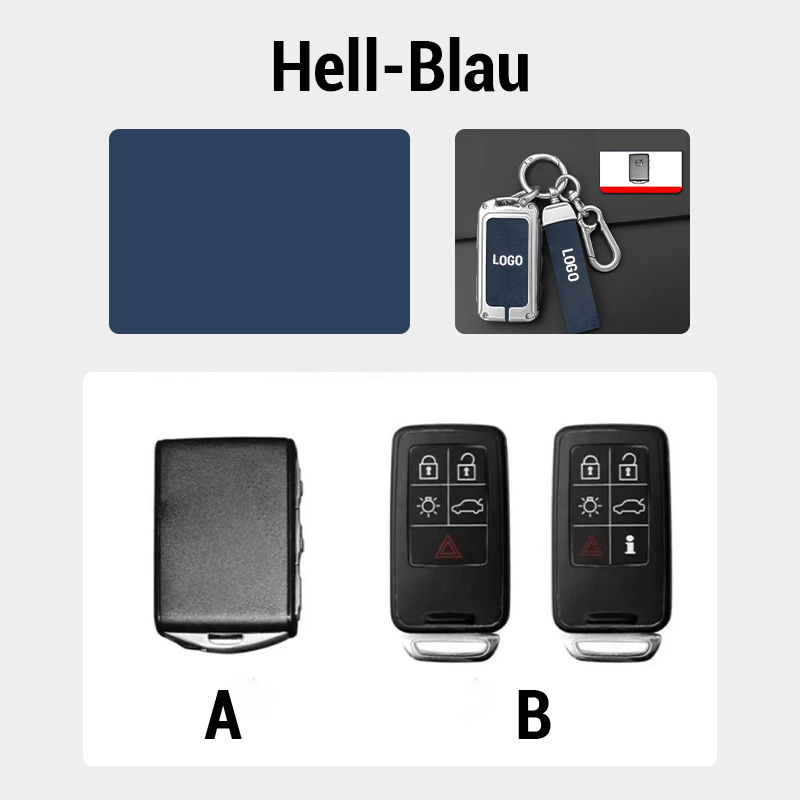 Pour porte-clés en cuir Volvo