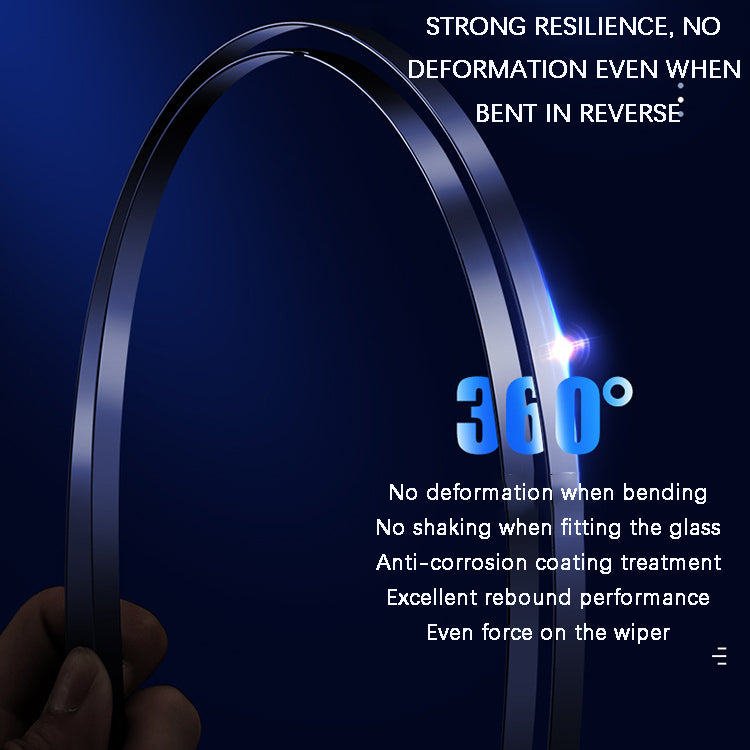 🌈 Essuie-glaces silencieux et sans os en fibre de carbone