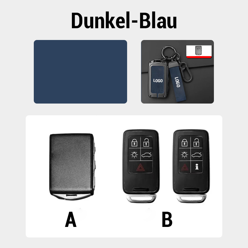 Pour porte-clés en cuir Volvo